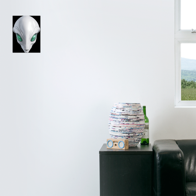 Alien Head by Pixel Threads 